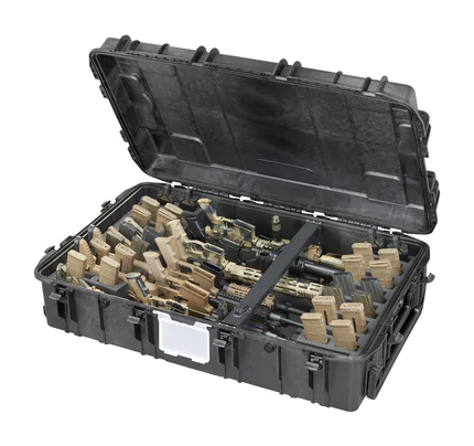 MAX1090H280-H Rifle Case with Hinged Lid (with Wheels)