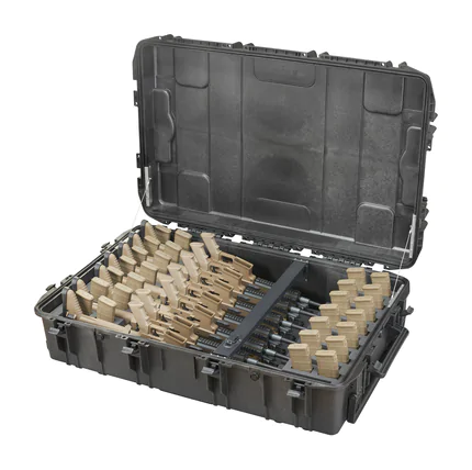 MAX1090H280-H Rifle Case with Hinged Lid (with Wheels)