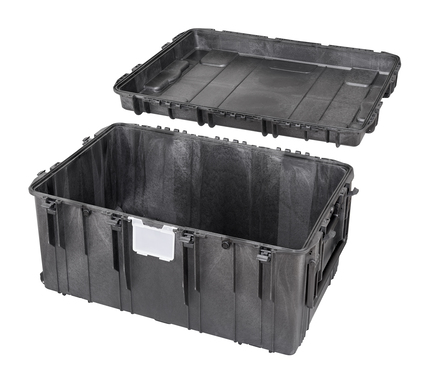 MAX1090H510-R Waterproof Case with Removable Lid (with Wheels) - Case Open (Inside View)