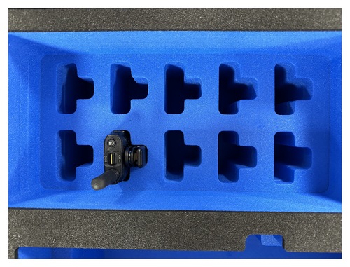 Motorola SL1600 Radio and Charger with custom foam in a Peli Storm iM2720 Case