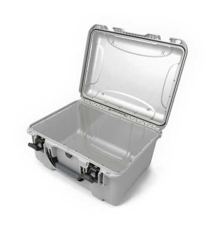 Nanuk 933 Waterproof Hard Case - Silver - Empty - View showing inside of case