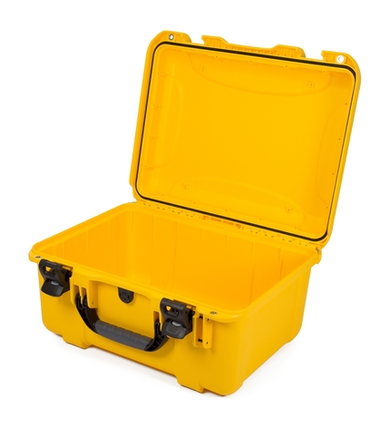Nanuk 933 Waterproof Hard Case - Yellow - Empty - View showing inside of case