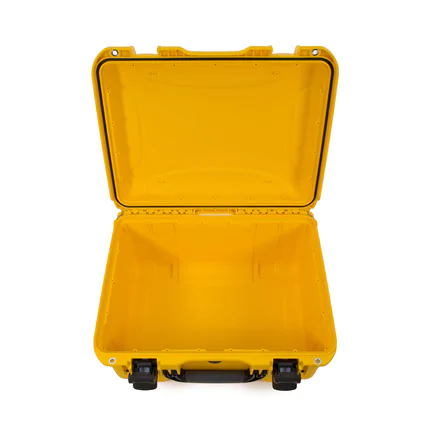 Nanuk 933 Waterproof Hard Case - Yellow - Empty - View showing inside of case