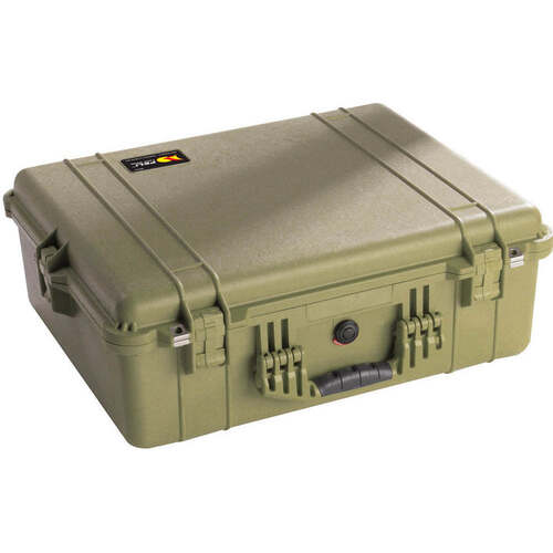 Peli 1600 Case With Foam SPECIAL OFFER - Olive Green