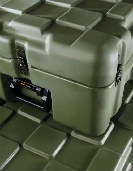 Peli ISP2 Rotomoulded Cases - Close-up of hardware