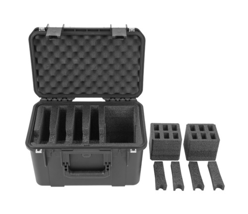 The foam inside of the SKB 3I-1610-10B-M Five Handgun Case